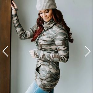 Lily & Lottie Camo Cowl by Chelsea DeBoer